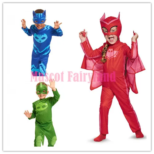 High Quality PJ Mask Hero Of Children Cosplay Costume And PJ Masks Cosplay Costume And Birthday