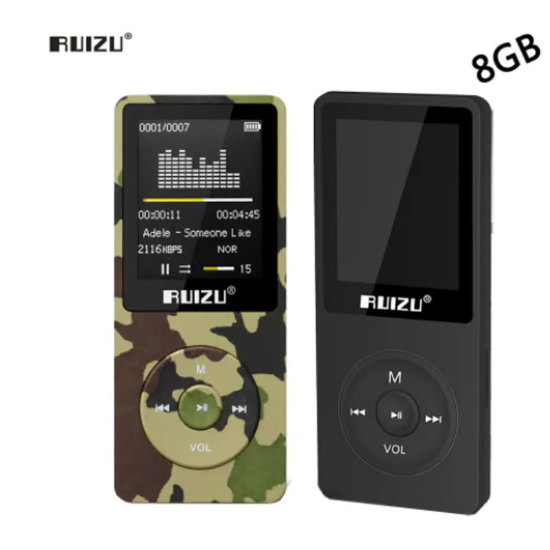 New Ultra-thin MP4 Music Player Slim 80hours Play 1.8/" Screen//FM//E-Book White BA