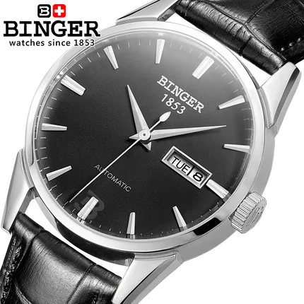 2016 New Luxury Brand Watches Men Dress Watch Real Leather Wristwatches Casual Analog Binger Clock Relogio