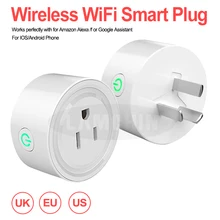 16A умная розетка ЕС wifi умная розетка ЕС США Великобритания голосовое дистанционное управление домашняя Автоматизация вилка работа с Amazon Alexa Google Assistant