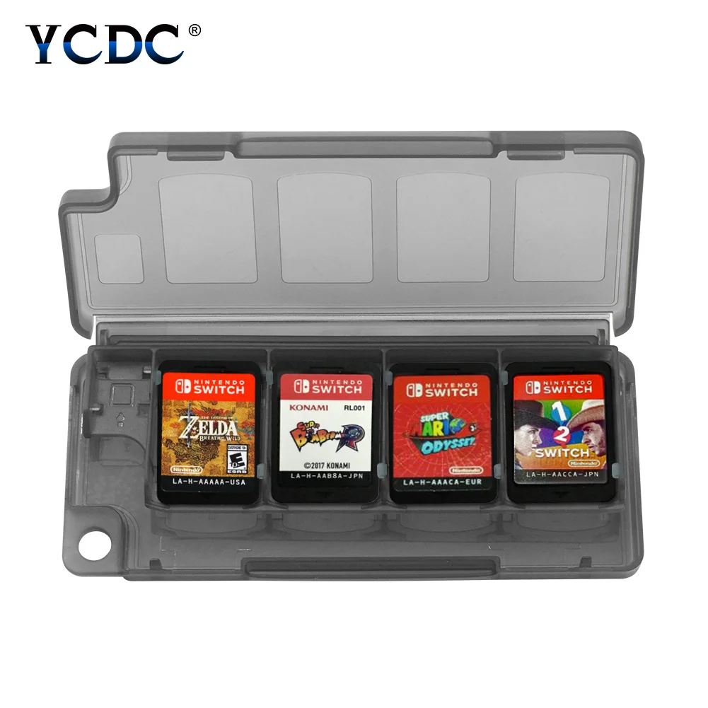 

10 in 1 Game Card Case Portable Cartridge Box Protector For Nintendo Switch Storage Box Protector Case Waterproof Anti-shock