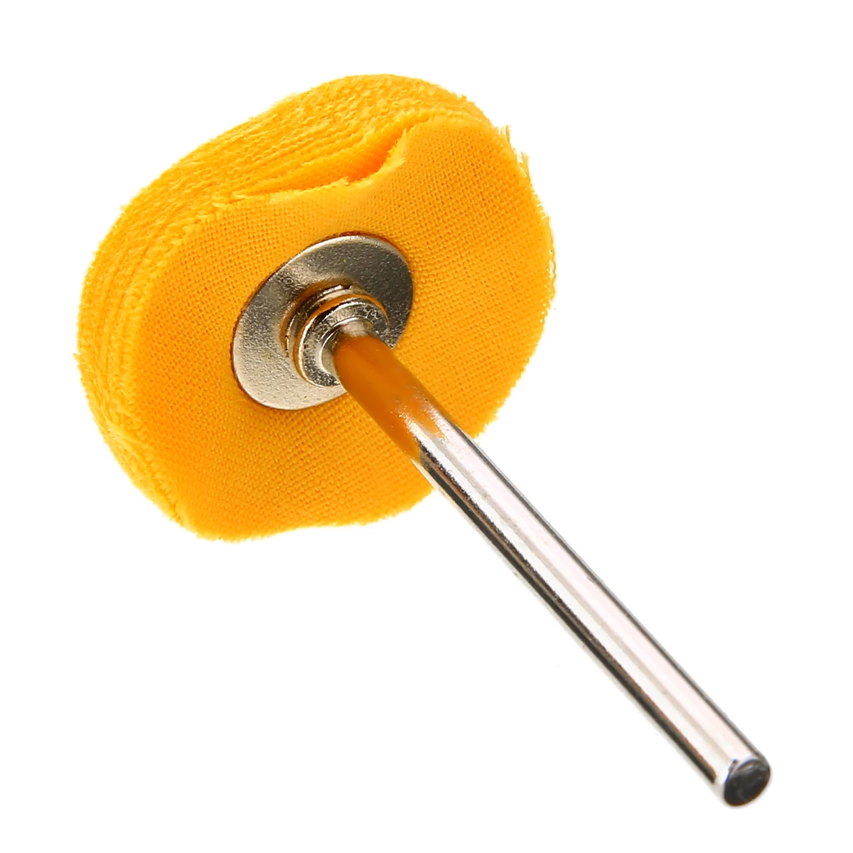 10Pcs 25mm Round Polishing Wheel 3mm Shank Buffing Cloth Wheel Brush Rotary Pad For Polishing Tool