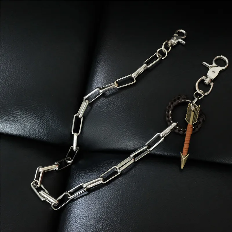 

Street Big Ring Key Chain Rock Punk Trousers Hipster Key Chains Pant Belt Jean Keychain HipHop Portachiavi Kpop Accessories KL05