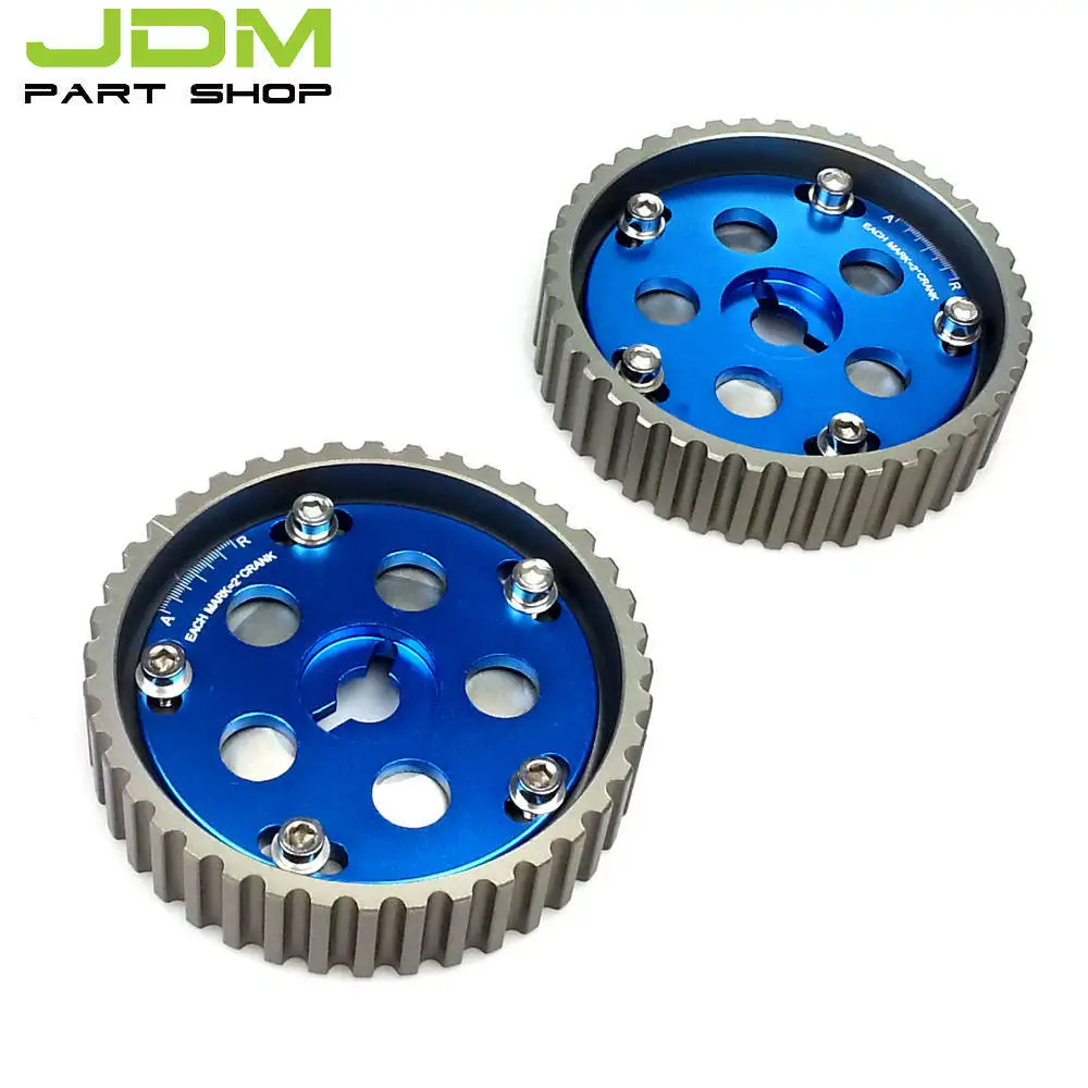 pully Adjustable cam gears pulley for Suzuki Swift GTI G13B 2pcse cam