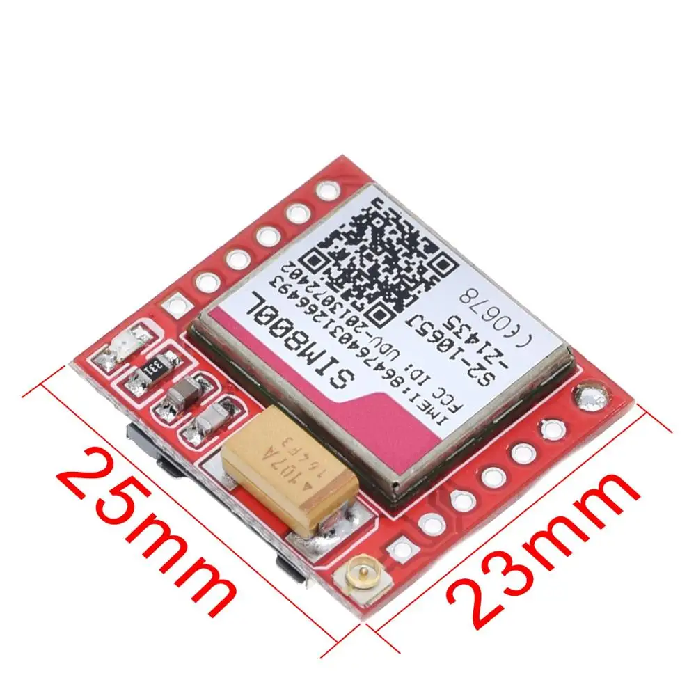 Мини маленький модуль SIM800L GPRS GSM карта MicroSIM Core Беспроводная плата Quad-band ttl последовательный порт с антенной Diy