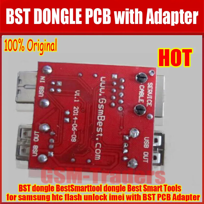 

Original BST dongle Best Smar tool dongle Best Smart Tools for samsung htc flash unlock imei with BST PCB Adapter