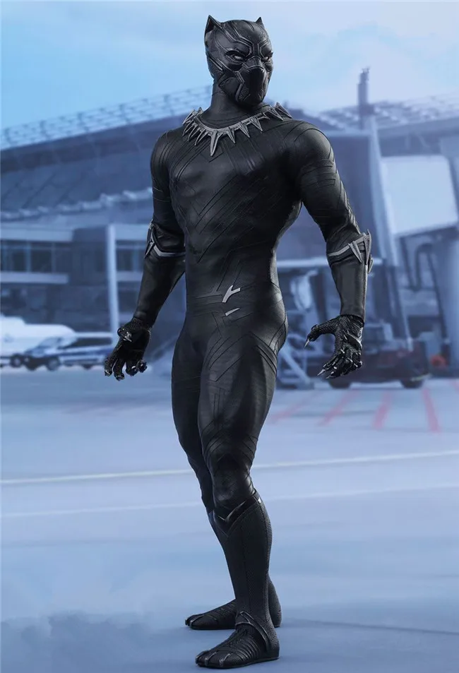 

Hot Toy Marvel Original 1:6 Avengers Infinity War Super Hero Black Panther BJD Action Figure PVC Toy Brinquedos 30cm