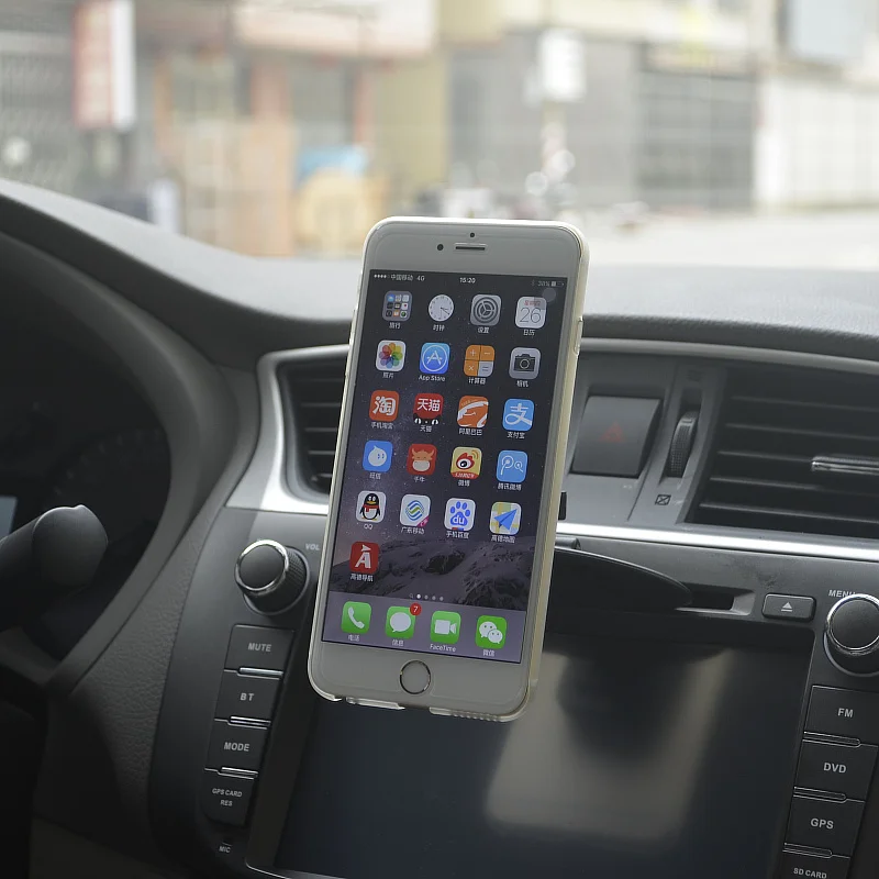 Автомобильный держатель для планшета, CD слот, держатель для мобильного телефона/планшетов/gps, Магнитная подставка, Автомобильный кронштейн с поворотом на 360 для iPhone iPad Pro 9,7 11