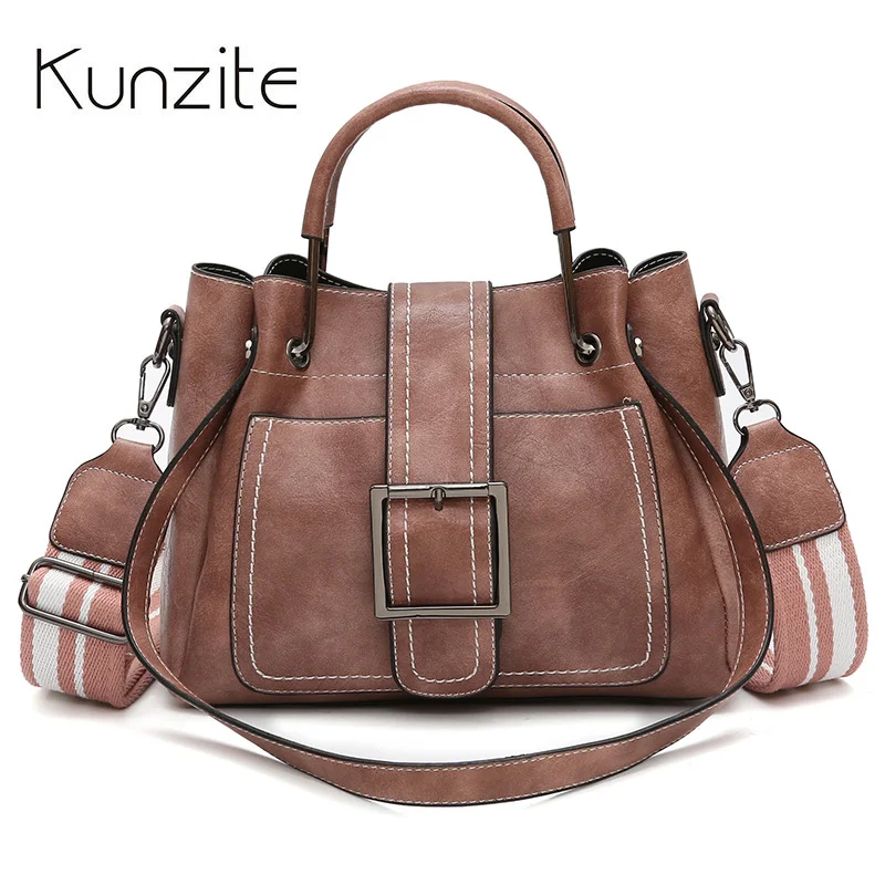 

Vintage PU Leather Women Shoulder Bag Sac A Main Luxury Handbags Women Messenger Bag Designer Bags Handbags Women Famous Brands