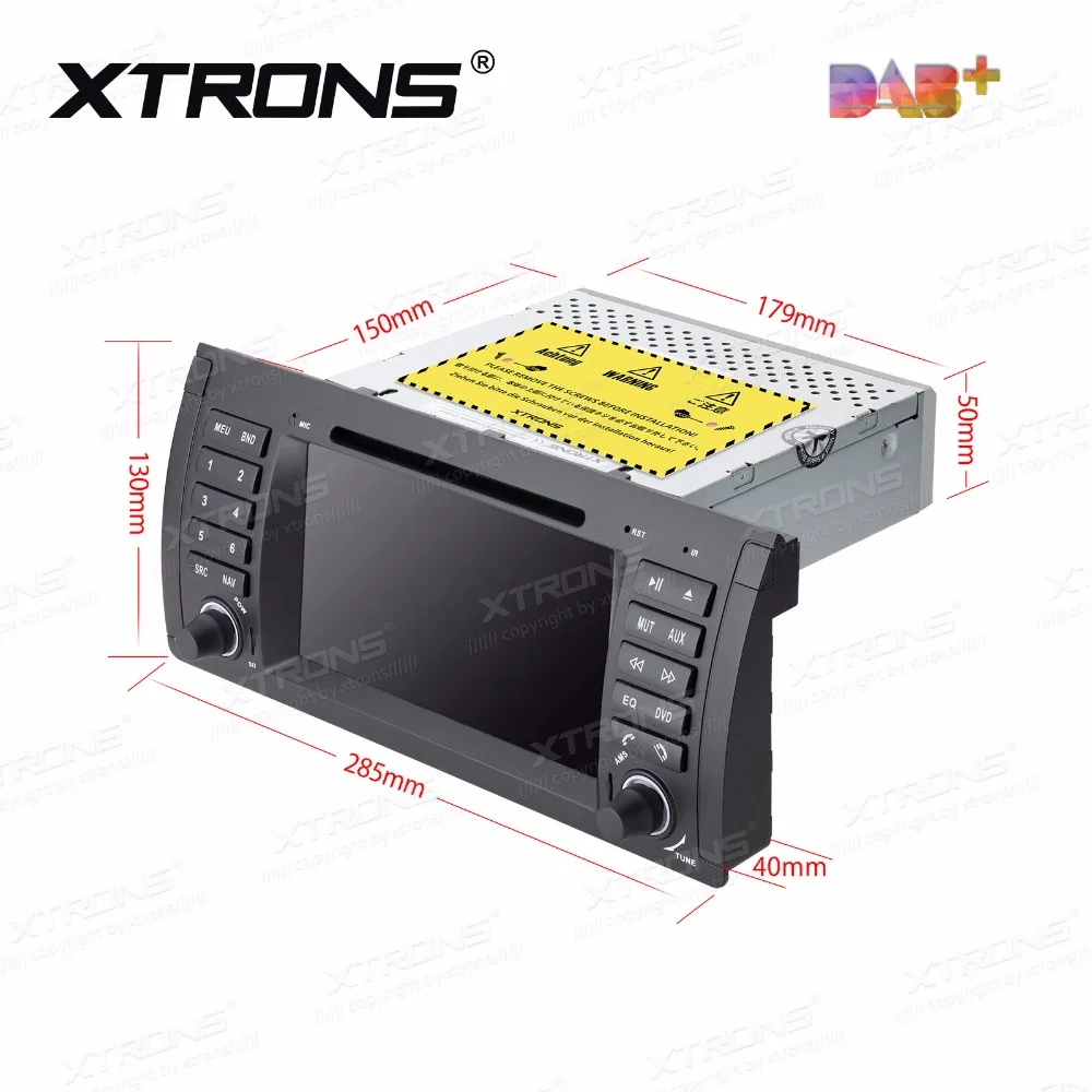 XTRONS 7 дюймов WinCe Радио DVD плеер 2 din DAB + Canbus GPS навигации для BMW X5 E53 1999 2000 2001 2002 2003 2004 2005