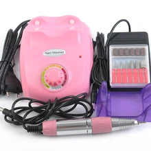 Профессиональный маникюрный набор для маникюра и педикюра, электрическая пилка для ногтей с наждачными стержнями и песочными битами, инструменты для ногтей