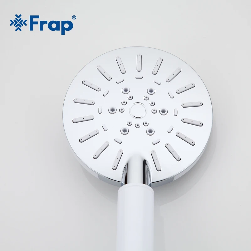 Frap أربعة البلاستيك abs رأس دش توفير المياه الضبط جولة الأبيض عقد اليد حمام دش الحمام اكسسوارات f008 Frap أربعة البلاستيك abs رأس دش توفير المياه الضبط جولة الأبيض عقد اليد حمام دش الحمام اكسسوارات f008