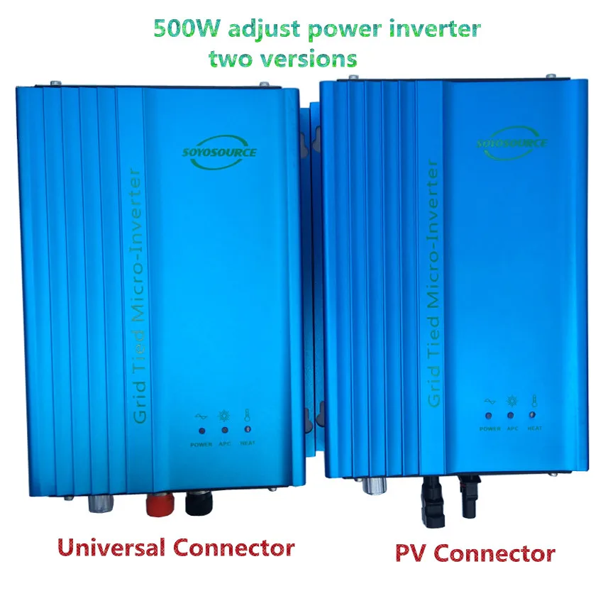 500 w 12 v сеточный инвертор для PV вход постоянного тока 16 v-28 v 12 V Батарея разрядки Батарея рекуперации энергии Регулируемый Мощность Выход