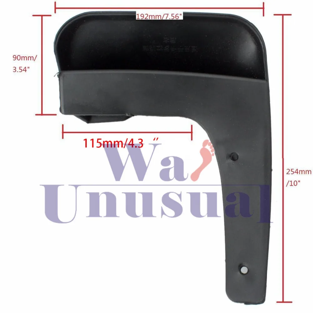 WANUSUAL 4pcs For Toyota Corolla 2008 2009 2010 2011 2102 2013 Mud Flaps Splash Guard Fender Mudguard 5