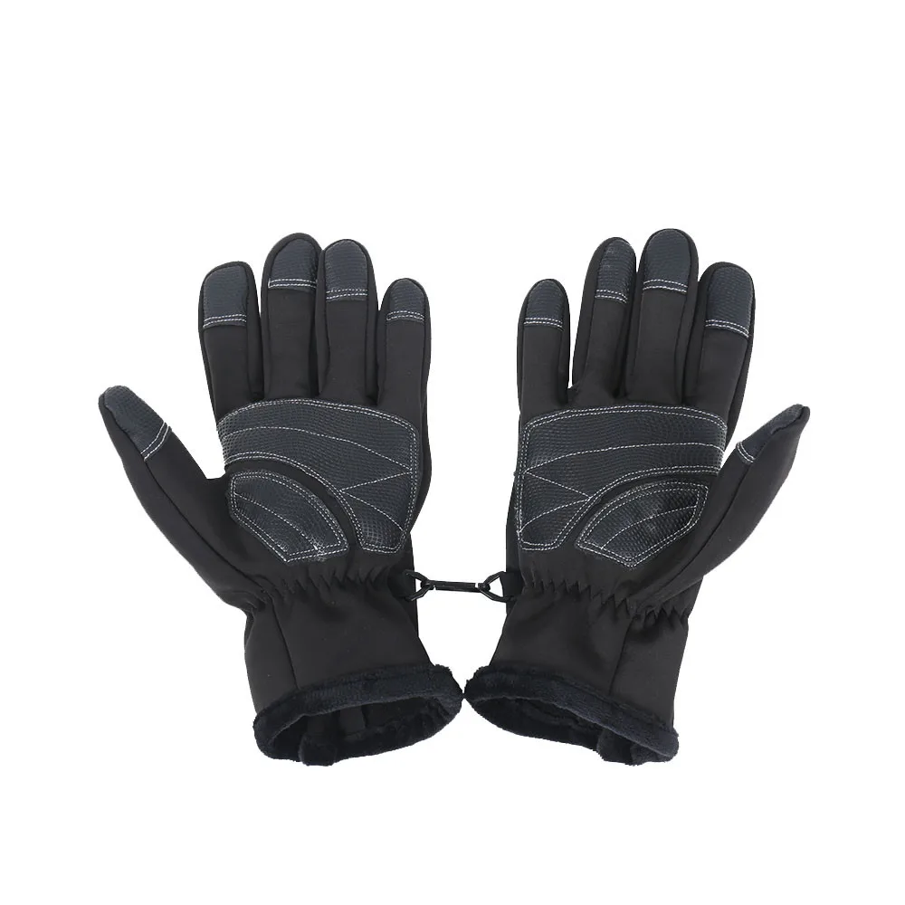 Bike Gloves Winter Thermal Warm Full Finger Cycling Glove Screen Water