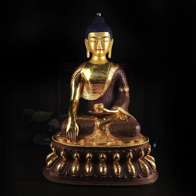 Wholesale Buddha Statue 44 Cm Tibetan Buddhism Shakyamuni Buddha