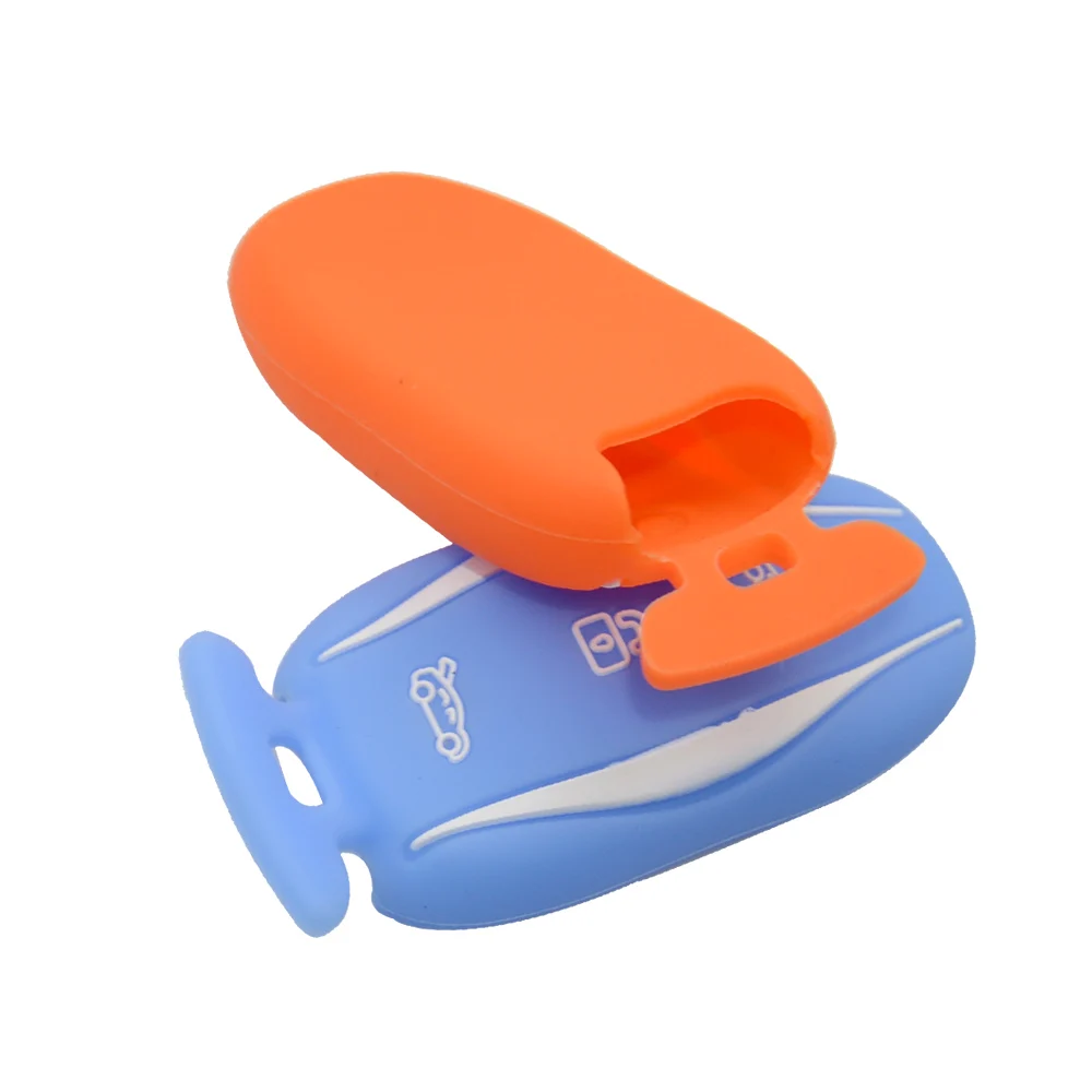 3 buttons silicone car key shell for Tesla 6