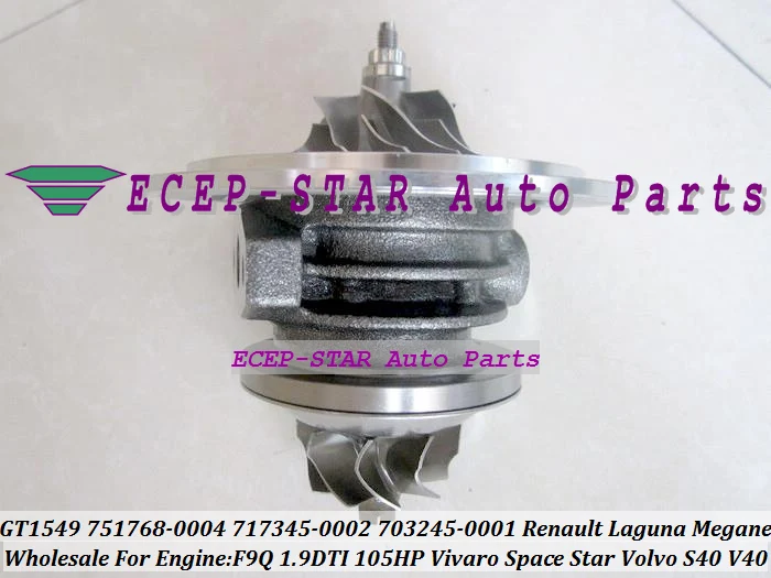 GT1549S 751768 751768-5004S 717345-0002 703245-5001S Renault Laguna Megane Scenic Trafic II Opel Movano A Vivaro For Space Star Volvo S40 V40 F9Q 1.9L DTI 105HP (2)