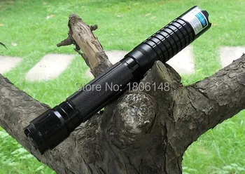 

Strong power military 200w 2000000m 450nm Blue laser pointer Flashlight Burning match/dry wood/candle/black/Cigarettes+5 caps