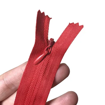 

10pcs20cm clothing invisible zippers for inner bag hidden zips for clothes packet 20cm zipper invisible in shoes sewing zipppers