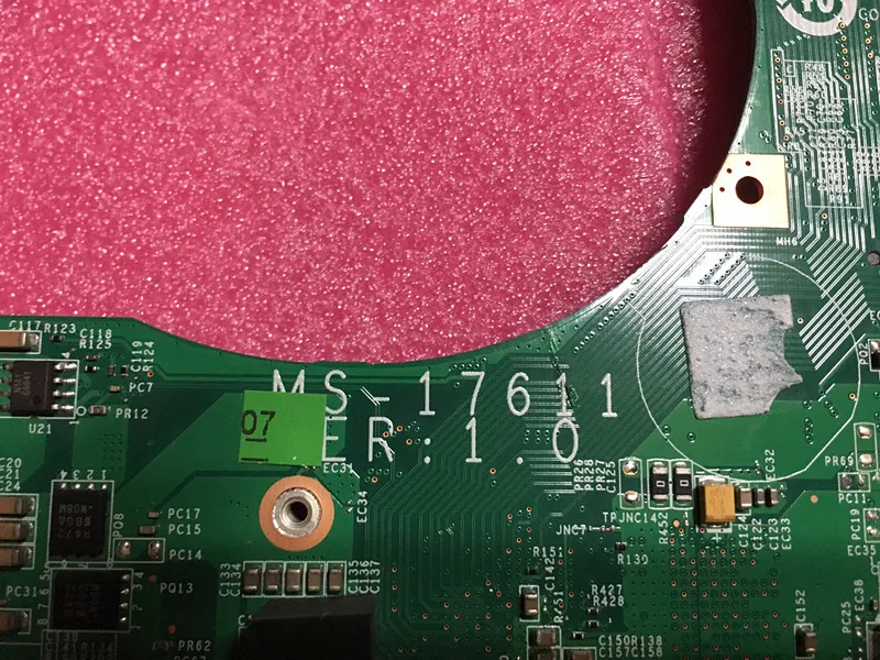discount  Original MS-1761 FOR MSI GT780 GT780DX LAPTOP MOTHERBOARD MS-17611 REV 1.0 / 1.1 Test OK