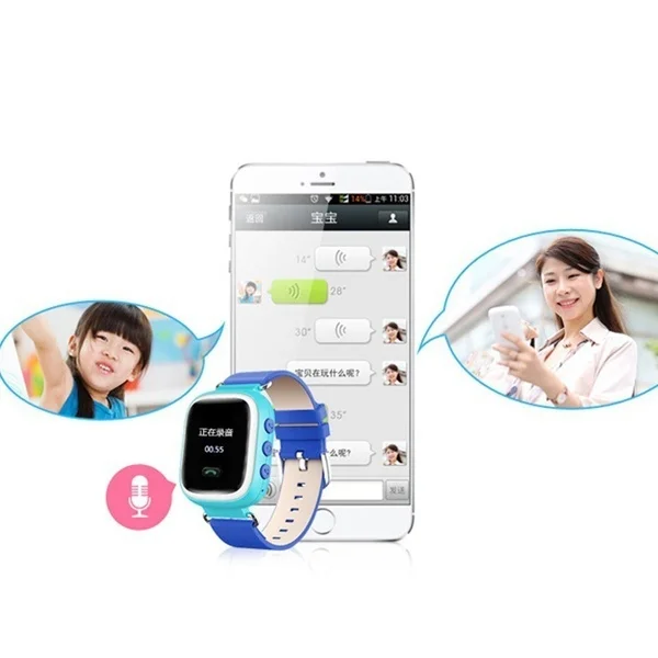 Children Kids Security GPS Tracker Smart Watch SOS Outdoor Emergency for Iphone&Android Waterproof Bluetooth Remote Monitor