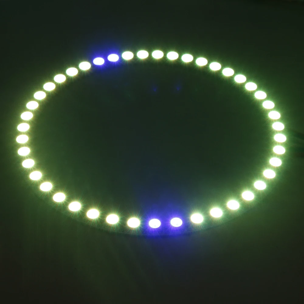 WS2812B СВЕТОДИОДНЫЙ модуль Led пиксель полосы светильник доска DC5V 5050 SMD RGB индивидуальные адресная система кольцо 16/35/45 светодиодов на нескольких Цвет JQ