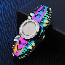 Цинковый сплав локальное золото Красочные Два цвета на выбор Египетский червь крутой пальцевый Спиннер Антистресс игрушка для взрослых