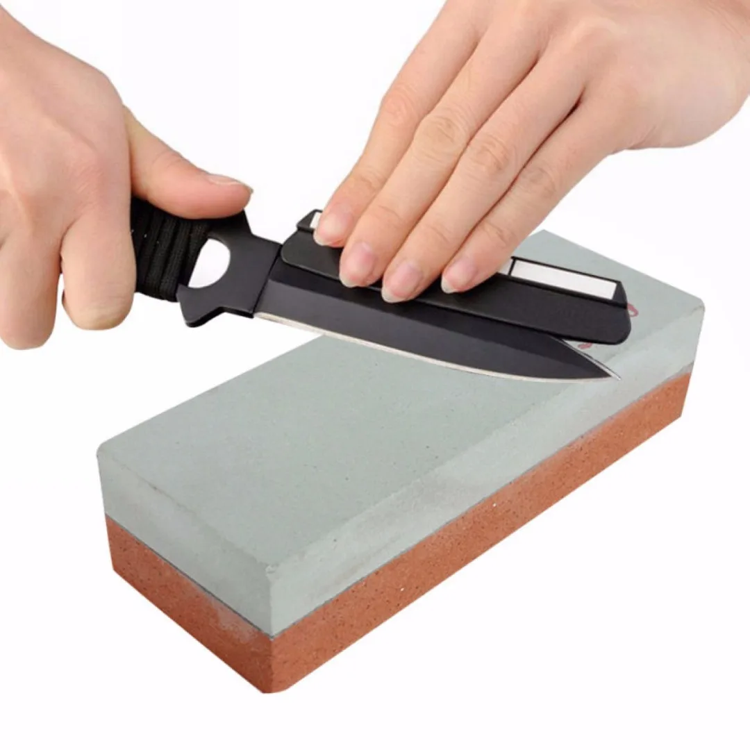 Kitchen Double Sided Sharpening Sharpener Wet Stone Razor Whetstone 10x35x25mm