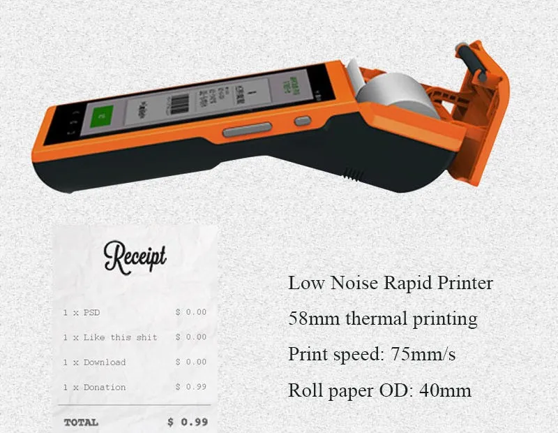 receipt printer with 3g