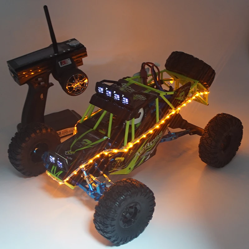 WLtoys 12428 Upgrade parts 3300KV brushless motor 60A ESC servo power set components Third channel switch Metal differential
