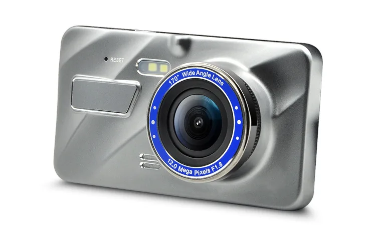 4,0 дюймов Автомобильный видеорегистратор камера зеркало заднего вида FHD 1080 P цифровой видеорегистратор Dash Cam двойной объектив dvr Dash камера Авто Регистратор