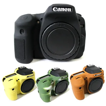 

High Quality Soft Silicone Rubber Camera Protective Body Cover Case For Canon 80D Silicone Camera Bag Lens Bag Soft Neoprene