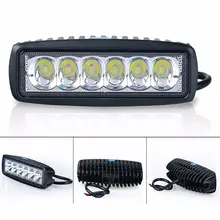 18W Floodlight Light Work LED Bar Driving Fog Lamp Offroad SUV 4WD Car Boat LED Work Light for Toyota Motorcycle Tractor Auto