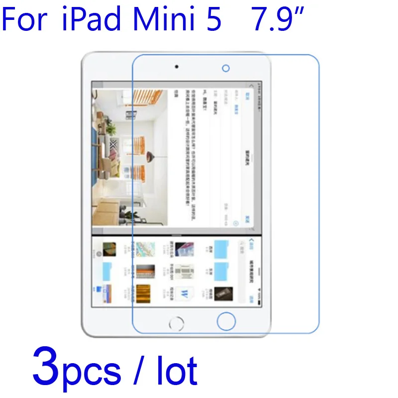 3 шт./лот для Apple iPad Mini5 Mini 5 10 1 дюймовые Защитные пленки ЖК планшета мягкие