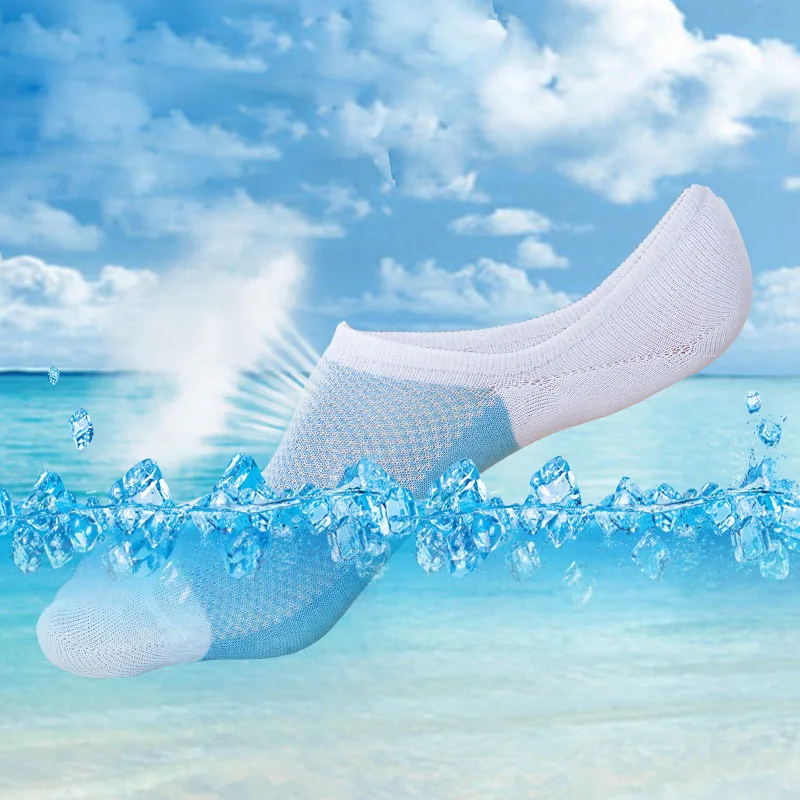 5 Pairs/lot Men Short Socks Stretchy Shaping Teenagers Suit for All Season Non-slip Durable Male Hosiery short socks