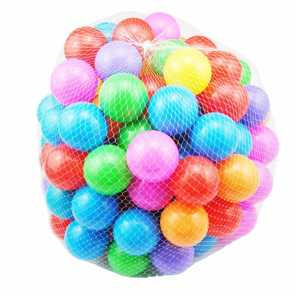 

100pcs/lot Eco-Friendly Colorful Ball Soft Plastic Colorful Ocean Ball For Pool Pit Funny Baby Kid Swim Soft Toy Ocean Wave Ball