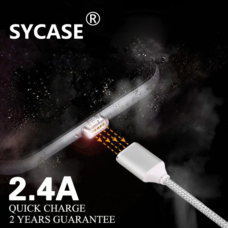 Magnetic charger Micro Usb Data Cable for iPhone 6 6s Plus 7 Charging Cable font b