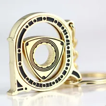 HMOCNV Автоматическая вращающаяся, крутящаяся Модель двигателя автомобильный брелок для ключей ротор брелок