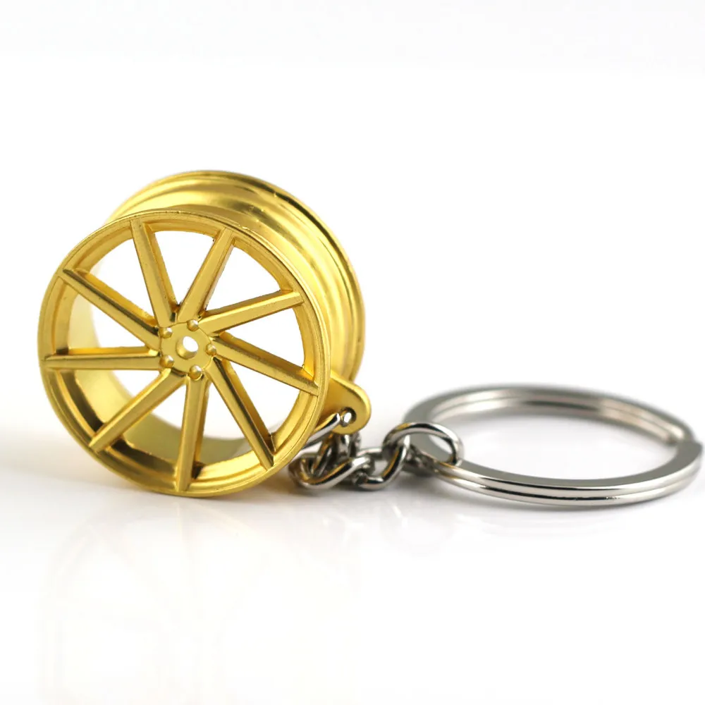 10 шт./партия диск брелок для ключей кольцо для обода колеса брелок для ключей держатель для ключей высокого качества автомобильные брелки для ключей llaveros hombre