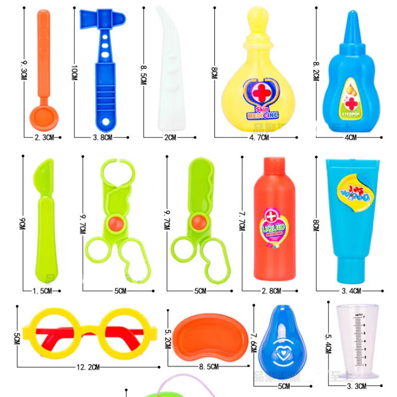 30 шт./компл. ролевые игры Набор доктора со стетоскопом и медицинское оборудование доктора обучающая игрушка