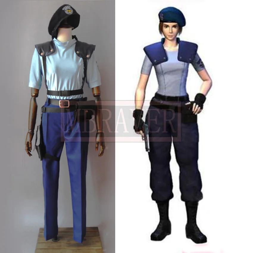 

Jill Valentine Cos Cosplay Costume Halloween Uniform Outfit Custom Made Any Size