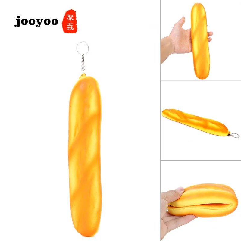

29cm Squishy Slow Rebound Decompression Toy Long Loaf Simulation Model Toy Photography Set