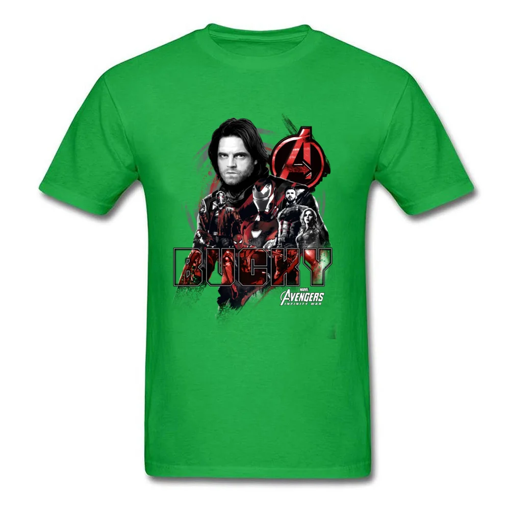 Europe Star Wars Bucky Crew Tshirts On Sale Summer Short Sleeve Crew Neck Tops & Tees Pure Cotton Adult Simple Style Tops Tees Bucky Crew green