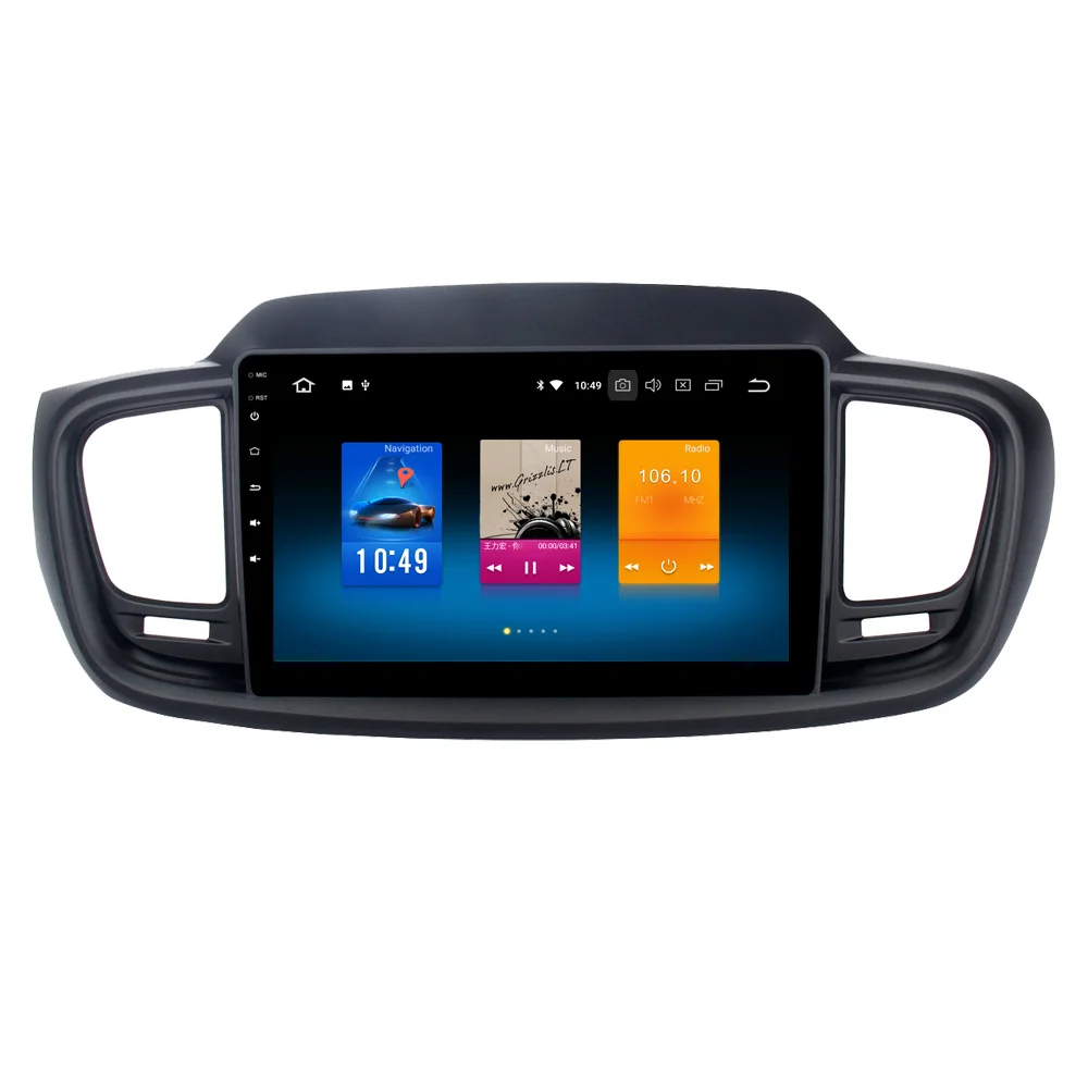 Top Android 9.0 Car Multimedia Player For Kia Sorento 2015 2016 Octa Core Autoradio Bluetooth Radio Stereo Navigation PhoneLink 1