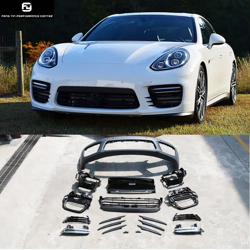 

PP Turbo style car front bumper Car body kit for Porsche panamera turbo 2014-2016