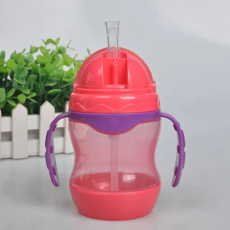 Детская непромокаемая чашка для детей, обучающая для кормления питья, бутылка с двумя ручками