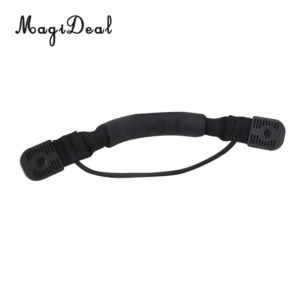MagiDeal 2pcs Marine Kayak Canoe Side Mount Carry Handle with Bungee Cord Accessories for Fishing Flatable Boat Dinghy Yacht