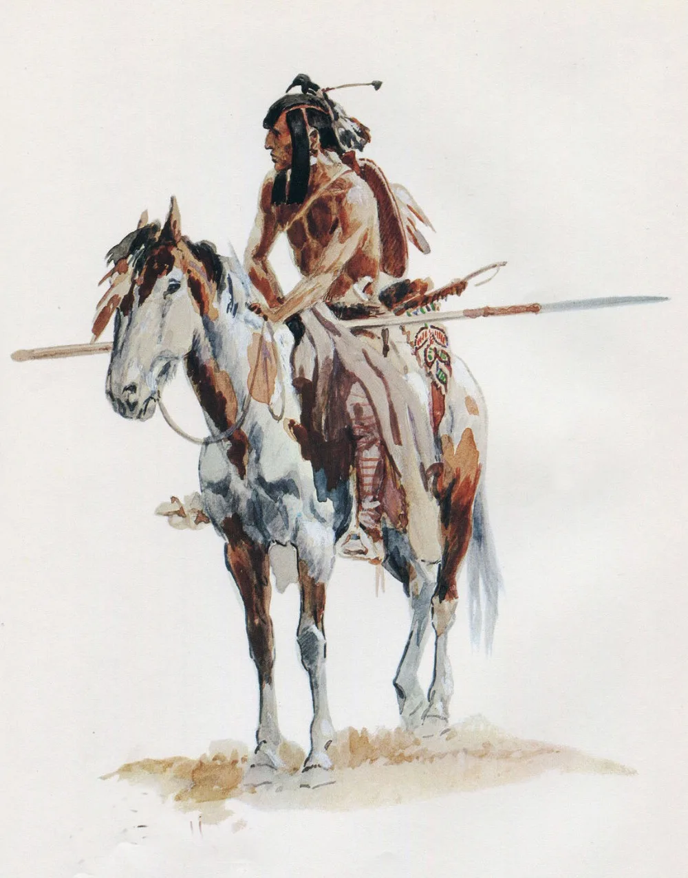 Le fragole. 2015-TOP-best-Western-Art-oil-painting-100-hand-painted-American-natives-Indian-Horse-24x36-inches