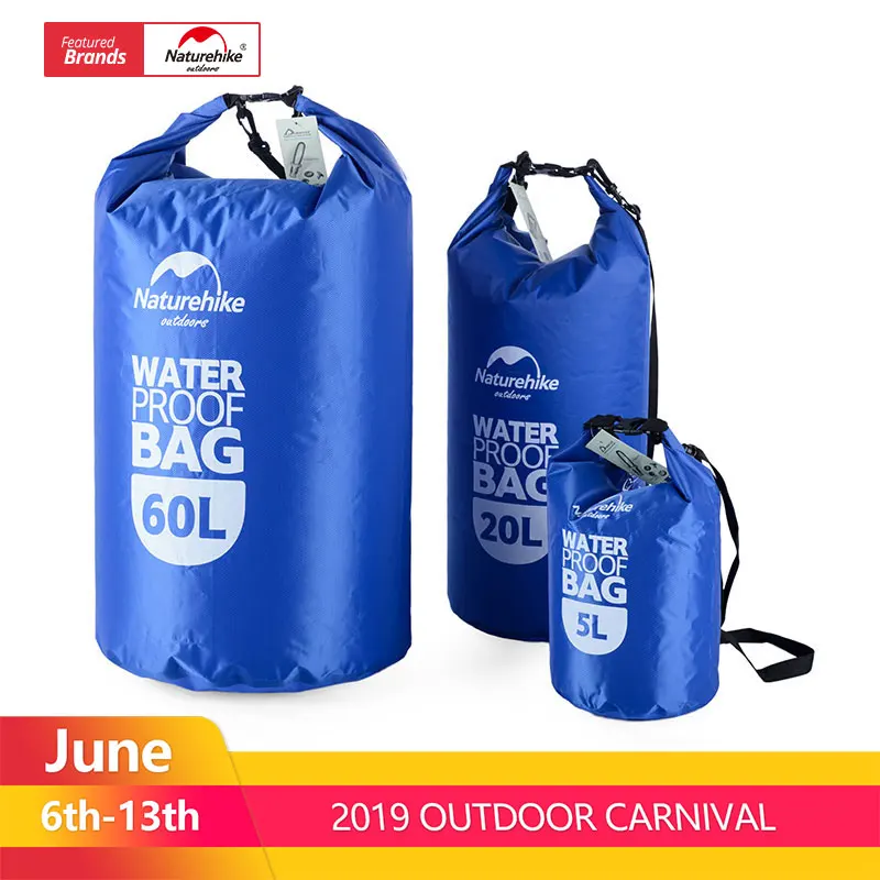 

NatureHike Superior Quality 60L Ultralight Rafting Dry Sports Waterproof Travel Drifting Bag NH15S005-D